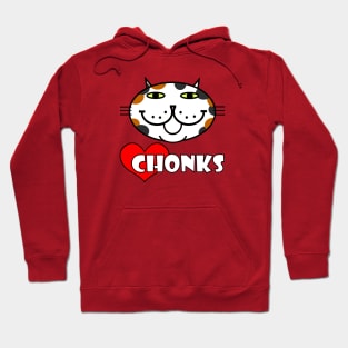 Heart Chonks - Calico Cat Hoodie